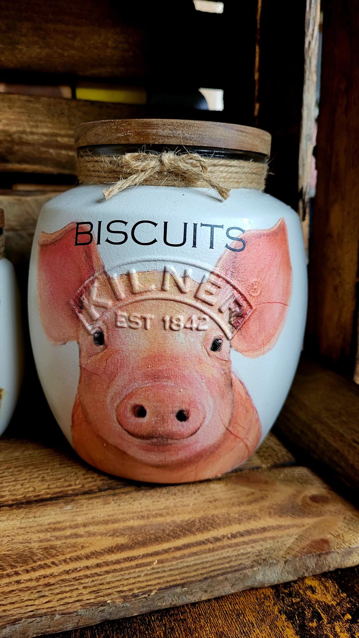 Tea, coffee and sugar canisters | kilner jars | Tea | Coffee | Sugar | Storage Jars | kitchen set / Farm Animals