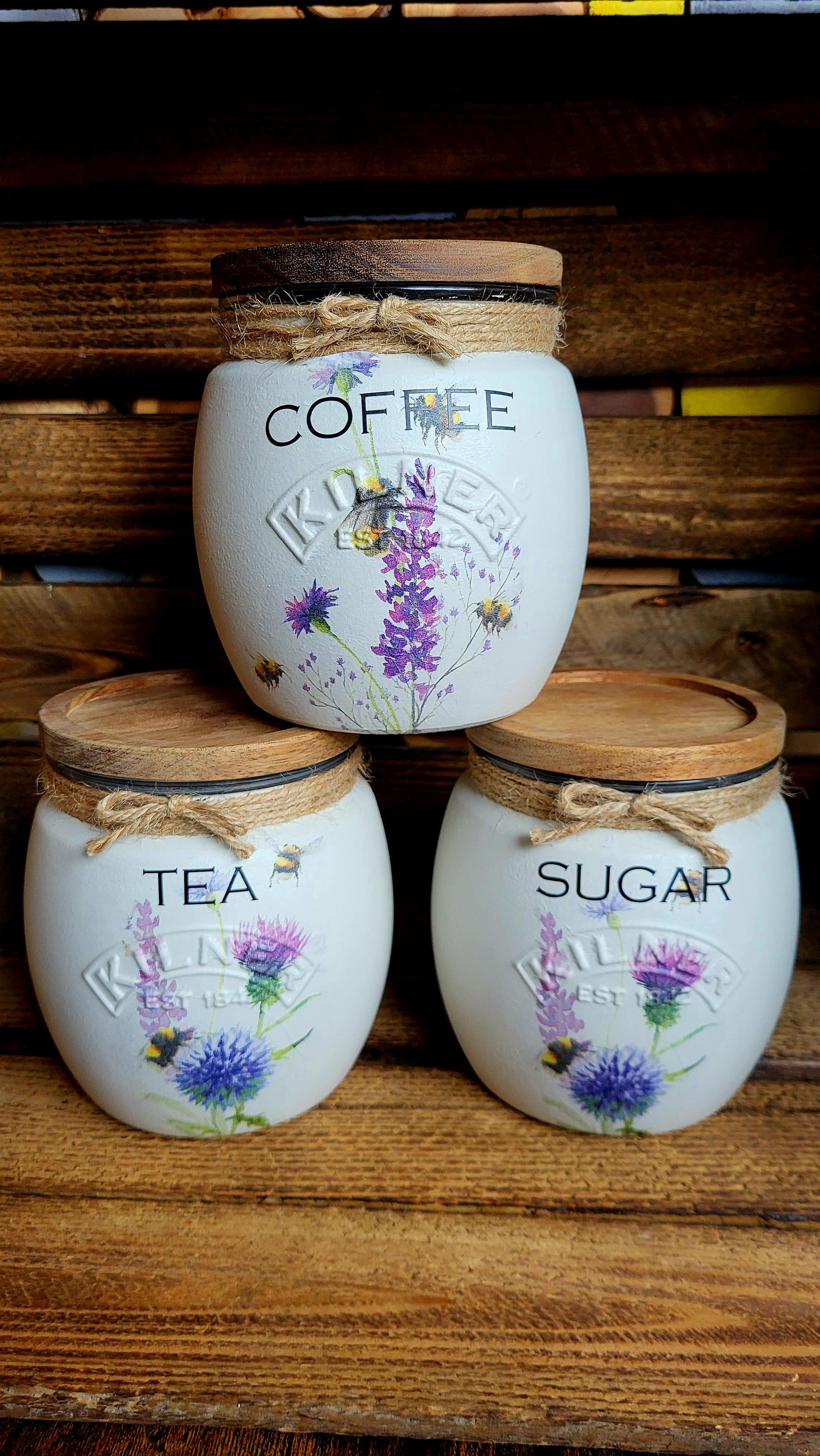 Jar Bee Tea Coffee Sugar Be Your Own Kind Of Beautiful Bee