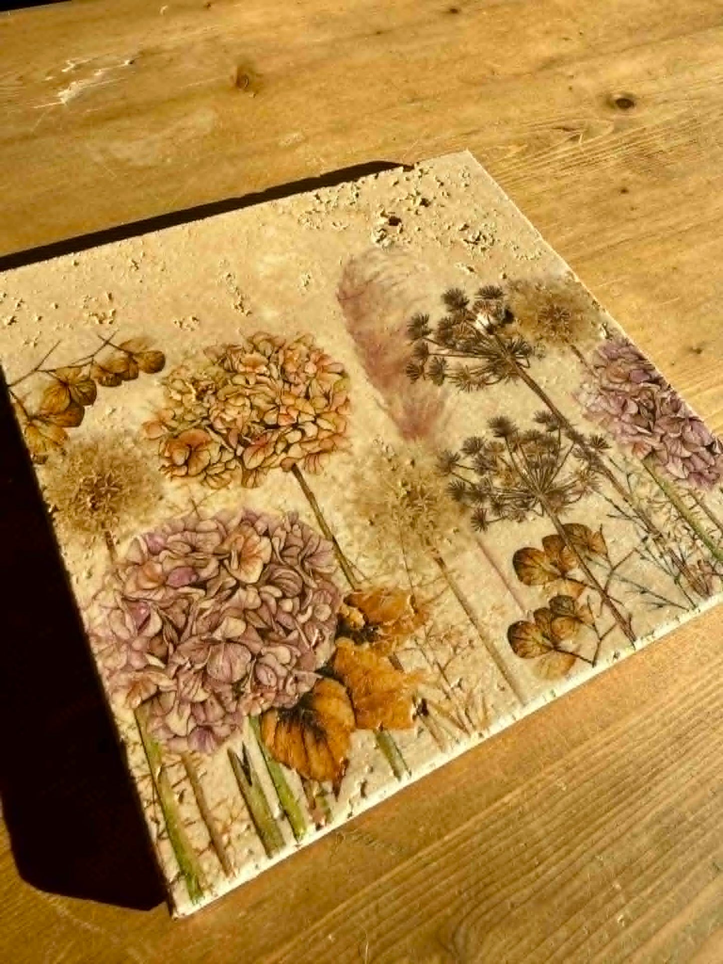 Natural Stone Placemat & Coaster Set (2–8) | Handmade Heat Resistant