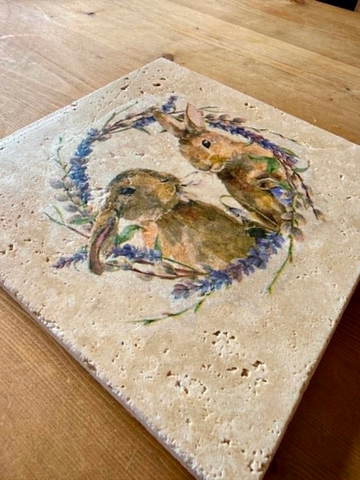 Handmade Stone placemat/ Trivet/ Worktop saver/ Natural stone placemats